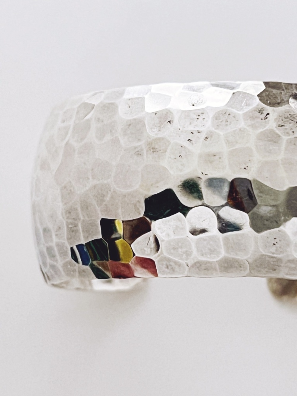 Artisan Sterling Silver Hammered Cuff a staple piece- elegant and timeless.